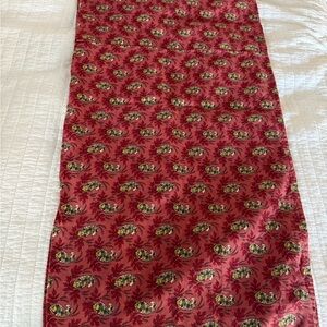 Waverly Red paisley Floral curtain valance